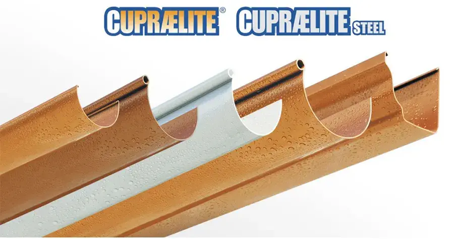 Canale di gronda in pvc ramato First Corporation